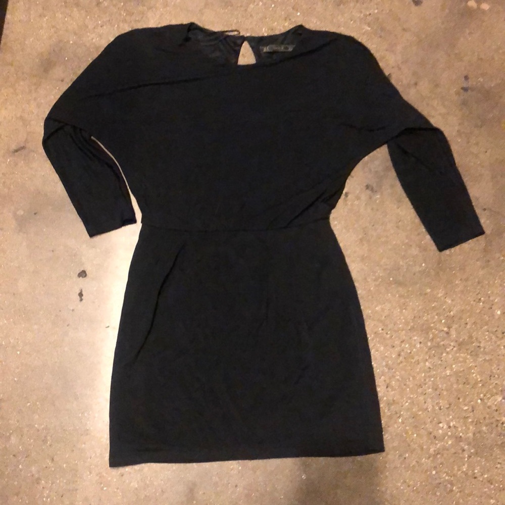 Zara Black dress w/ open back